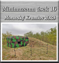 Minimúzeum úsek 16 Moravský Krumlov 2023