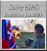 Novoročné salvy 1.1.2024 - Bratislava