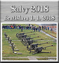Novoročné salvy 1.1.2018 - Bratislava