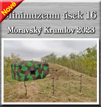 Minimúzeum úsek 16 Moravský Krumlov 2023